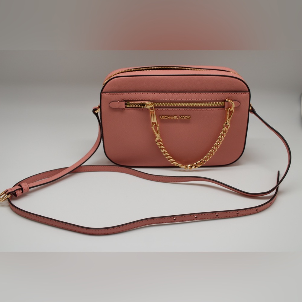 Michael Kors Women Leather Crossbody Bag Handbag Messenger Shoulder Purse